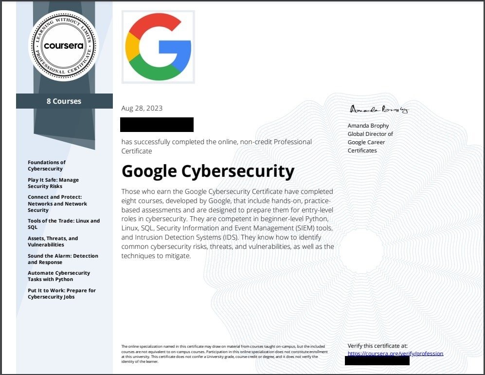Google-Cybersecurity-Certeficate