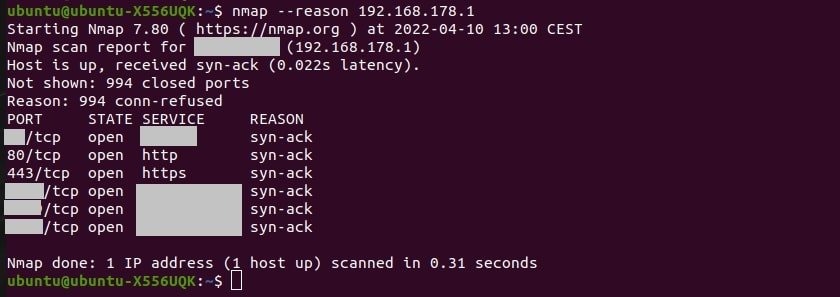 nmap-reason-scan