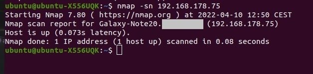 nmap-sn-basic-scan